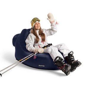 Nafukovací židle modrá-2