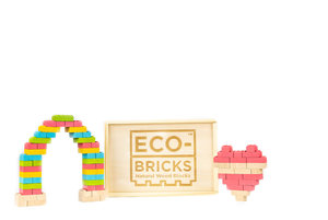 Eco-bricks 206 barevných kostek-3
