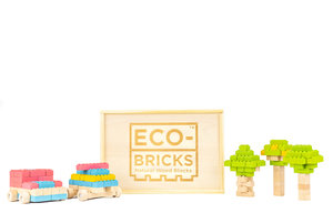 Eco-bricks 206 barevných kostek-5