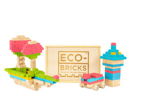 Eco-bricks 206 barevných kostek-4