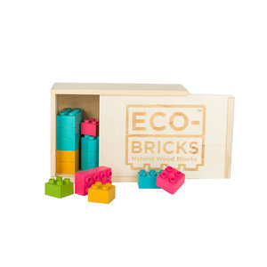 Eco-bricks Plus 25 barevných kostek-5