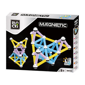 Stavebnice Blocki Magnetic pastel-1