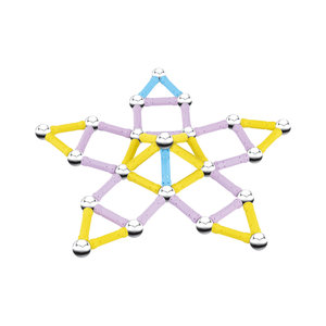 Stavebnice Blocki Magnetic pastel-2