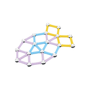 Stavebnice Blocki Magnetic pastel-5