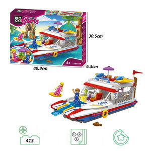 Stavebnice Blocki My Girls Loď-4