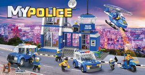 Stavebnice Blocki My Police Malá policejní stanice-6