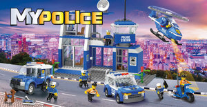 Stavebnice Blocki My Police Náklaďák-8