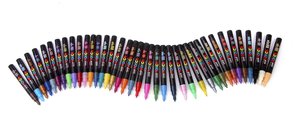 Akrylový popisovač PC-3M Posca, 0,9-1,3 mm, bílý-4