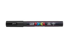 Akrylový popisovač PC-3M Posca, 0,9-1,3 mm, černý-1