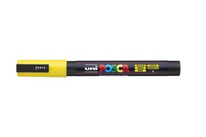 Akrylový popisovač PC-3M Posca, 0,9-1,3 mm, žlutý-1