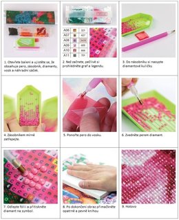 Diamantové malování Koně 40 x 50 cm-2