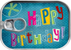 Konzerva na peníze Happy Birthday modrá-1