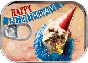 Konzerva na peníze Happy Birthday Pes-1