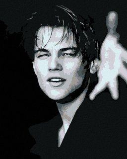 Malování podle čísel - Leonardo DiCaprio-1