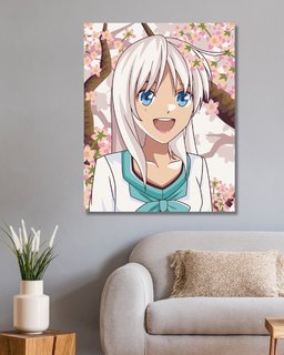 Malování podle čísel Anime dívka u stromu-2