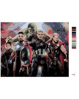 Malování podle čísel Avengers Endgame-3