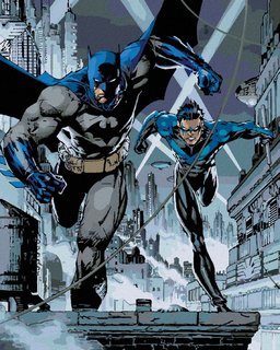 Malování podle čísel Batman a Nightwing-1