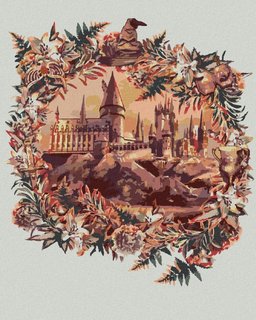 Malování podle čísel Bradavice (Harry Potter)-1