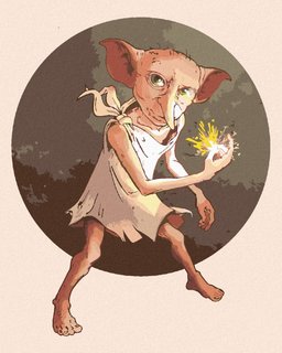 Malování podle čísel Dobby (Harry Potter)-1