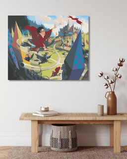 Malování podle čísel Famfrpál (Harry Potter)-2