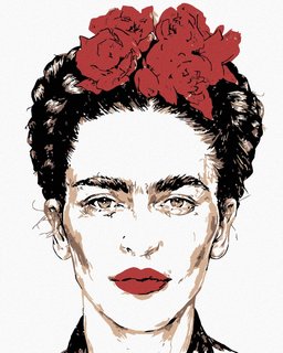 Malování podle čísel Frida Kahlo-1