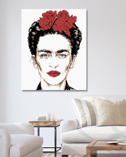 Malování podle čísel Frida Kahlo-2