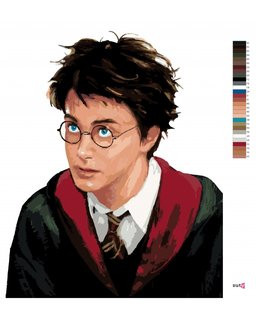 Malování podle čísel Harry Potter portrét-3