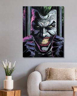 Malování podle čísel Joker za mřížemi (Batman)-2