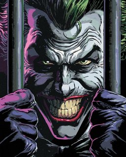 Malování podle čísel Joker za mřížemi (Batman)-1