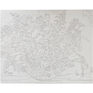 Malování podle čísel Luční kytice 40x50 cm-2