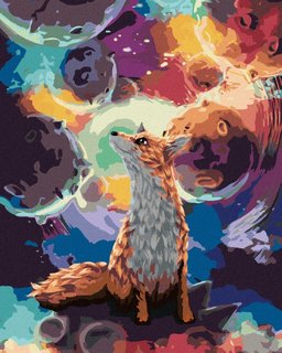 Malování podle čísel Malý princ liška-1