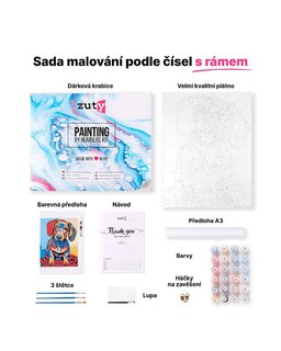 Malování podle čísel Motýlí žena-4