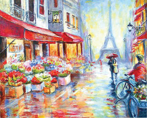 Malování podle čísel Paris 40 x 50 cm-1