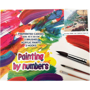 Malování podle čísel Pláž 40 x 50 cm-3