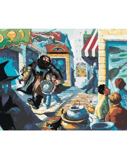 Malování podle čísel Příčná ulice (Harry Potter)-1