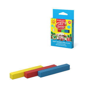 Měkká modelína s Aloe Vera, 6 barev-1 Měkká modelína s Aloe Vera, 6 barev-1