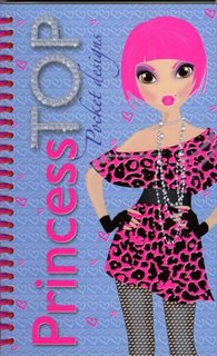 Omalovánky Princess TOP Pocket designs (modrá)-1