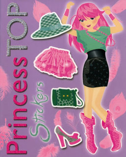 Omalovánky Princess TOP Stickers-1