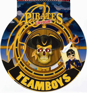 Omalovánky TEAMBOYS Pirates Colour! - kormidlo-1