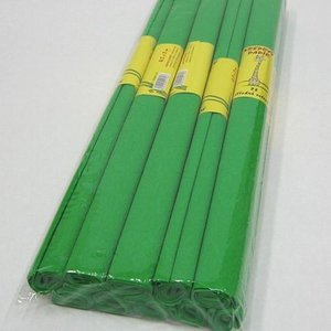 Krepový papír zelený-1