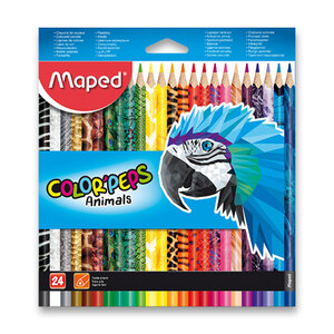 Pastelky Color’ Peps Animals, 24 barev-2