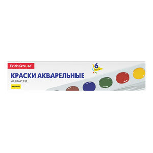 Vodové barvy Basic s medem, 6 barev-1
