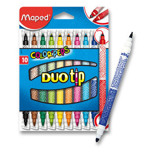 Fixy Color´ Peps Duo Tip, 10 barev-1