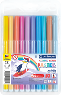 Fixy Colour world Pastel, 10 barev-1
