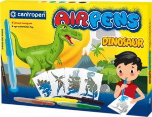 Foukací fixy Dinosaur, 6 barev-1