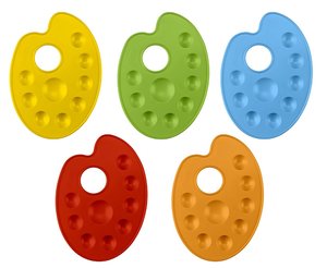 Paleta plastová barevná-1