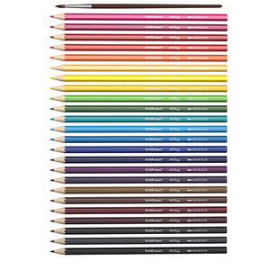 Akvarelové pastelky se štětcem, 24 barev-2