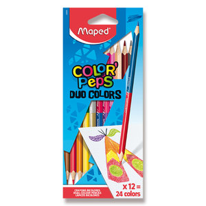 Pastelky Color´Peps Duo, 24 barev-1