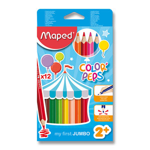 Pastelky Color´Peps Jumbo, 12 barev-1