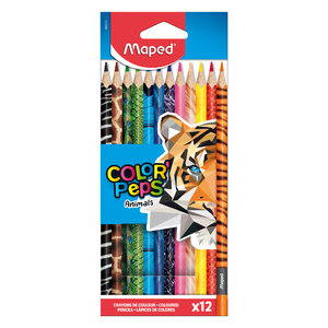 Pastelky Color’ Peps Animals, 12 barev-1